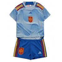 Spania Bortedraktsett Barn VM 2022 Kortermet (+ Korte bukser)